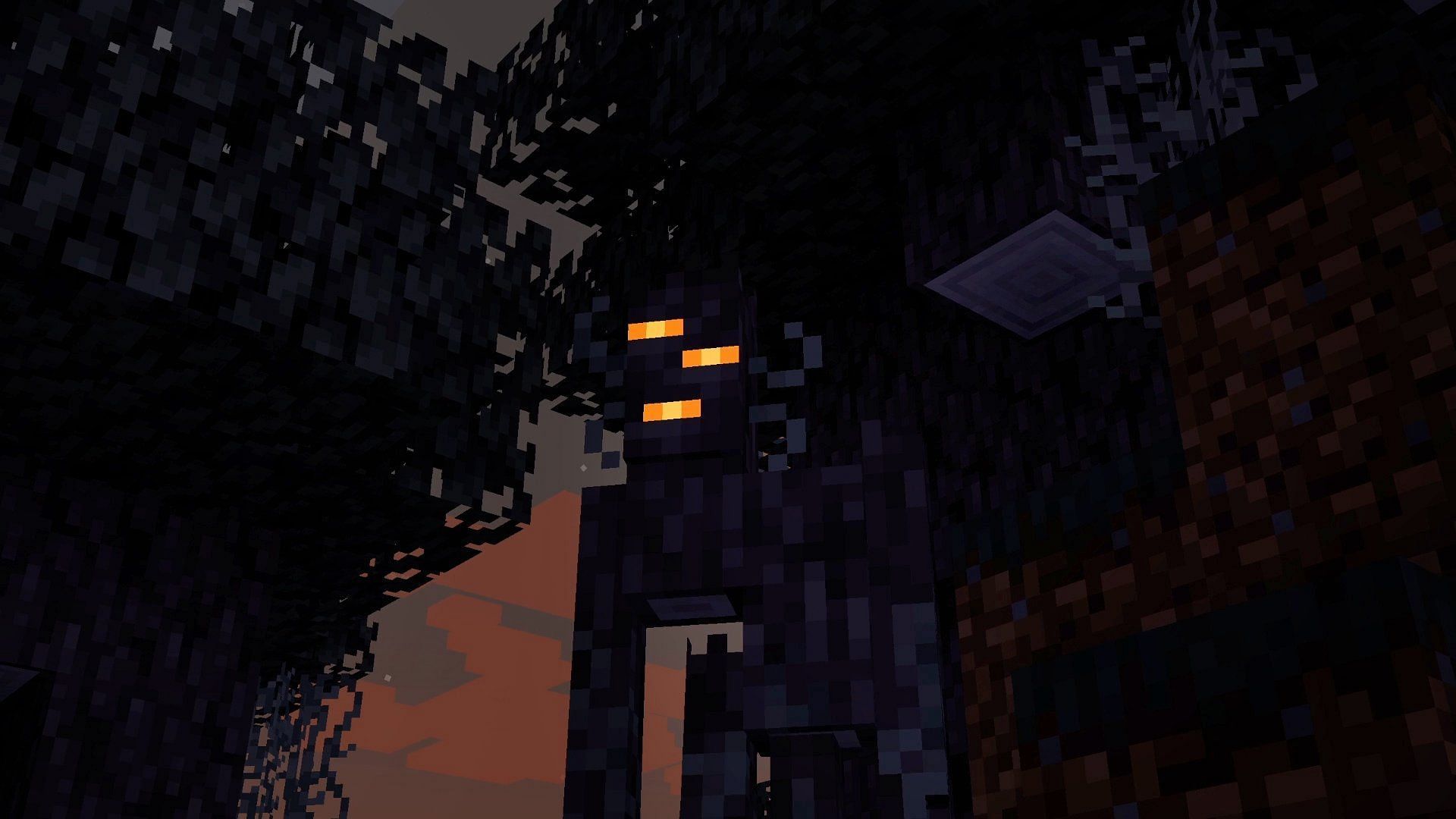 The creaking in Minecraft is a creepy mob (Image via Mojang Studios)